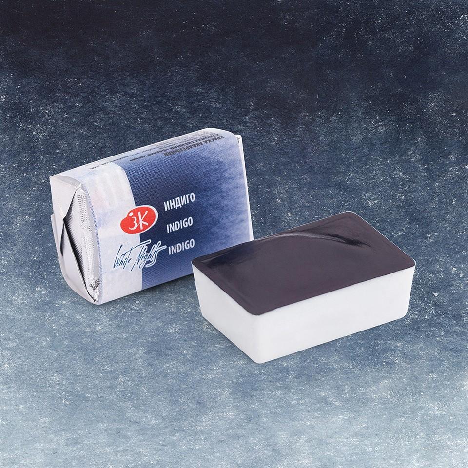 Индиго имит акварель Белые Ночи кювета 2,5 мл фото 1 — PalitraMastera