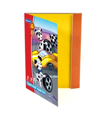 Картон цв. "Cullinan", А5 8л. 8цв. "Далматинцы" фото 1 — PalitraMastera