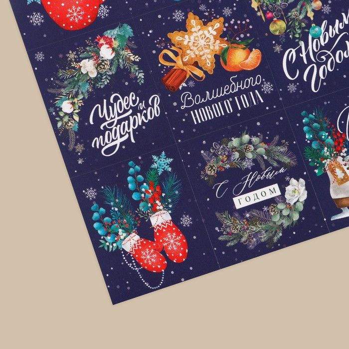 Наклейки бумажные «Верь в мечту», 11 * 15,5 см 7819105 — PalitraMastera