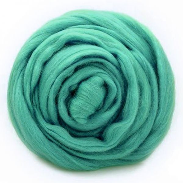 Тонкая шерсть 100% светлая лагуна 354, 100гр мериносовая для валяния фото 1 &mdash; PalitraMastera