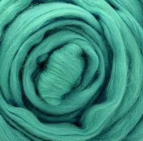 Тонкая шерсть 100% светлая лагуна 354, 100гр мериносовая для валяния &mdash; PalitraMastera