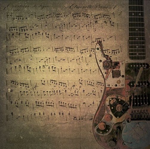 Бумага для скрапбукинга "стимпанк" гитара 30,5х30,5см "craft premier" АКЦИЯ!!! 01.03.18 фото 1 &mdash; PalitraMastera
