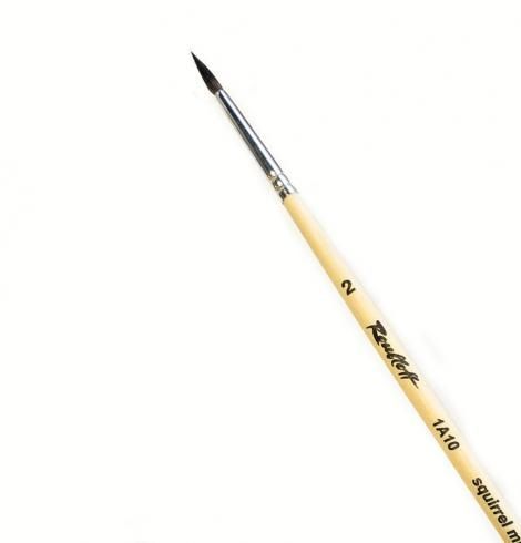 Кисть Белка МИКС кр. ручка короткая №02 — PalitraMastera