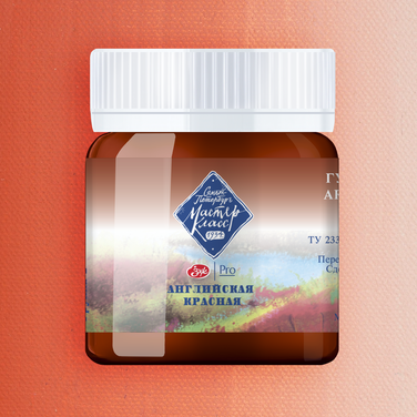 Английская красная гуашь МК 40мл фото 1 — PalitraMastera