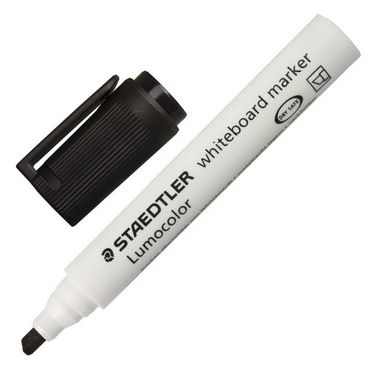 Маркер для доски Lumocolor 351 с крулым пишущим узлом, цвет - черный фото 1 &mdash; PalitraMastera