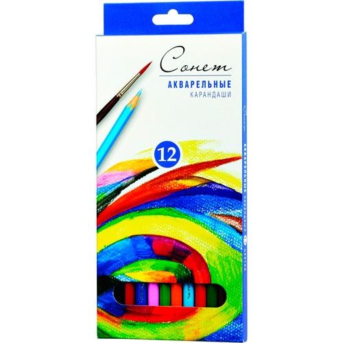 Набор акварельных карандашей 12цв "Сонет"--- фото 1 &mdash; PalitraMastera