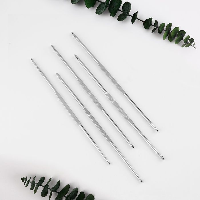 Крючок  для вязания, d=1---3 мм, 13 см, ассорти1 шт. — PalitraMastera