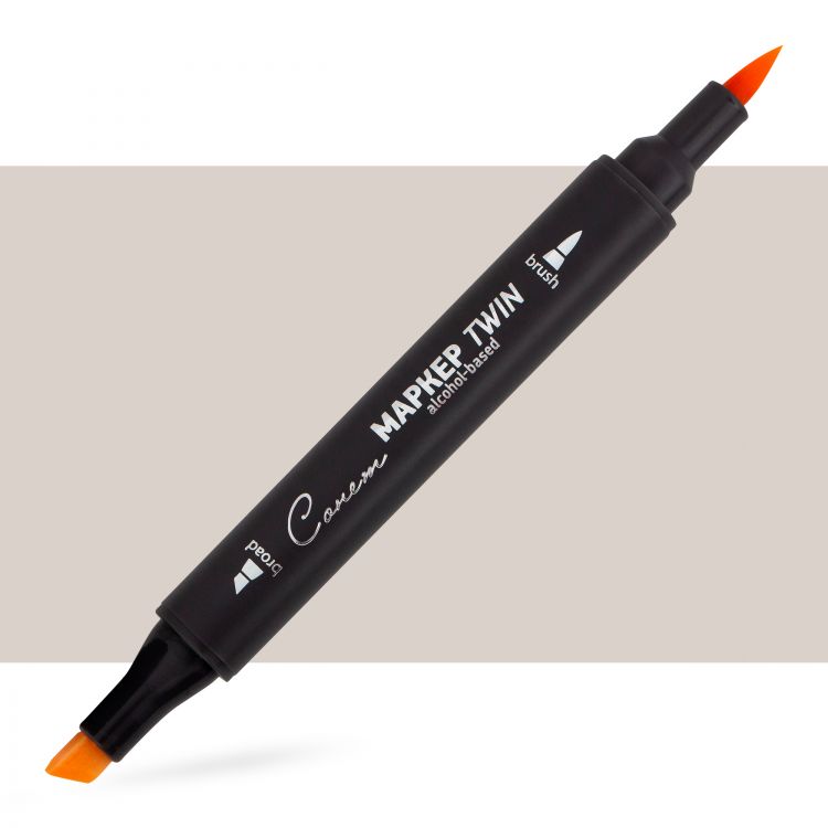 Маркер спиртовой Сонет Twin Brush, теплый серый 0 — PalitraMastera