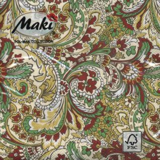 Салфетка для декупажа 33 х 33 см Орнамент АКЦИЯ!!! — PalitraMastera