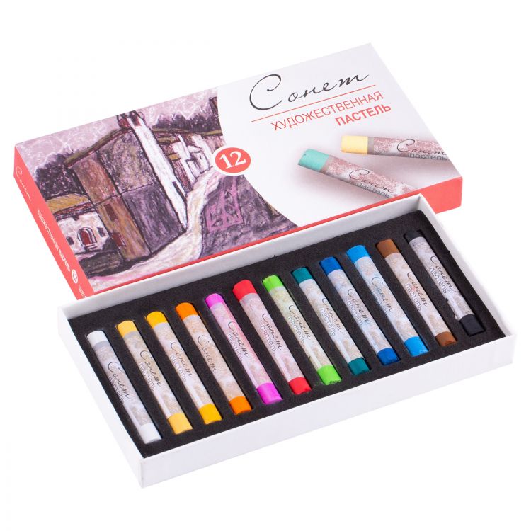 Набор художественной пастели "Сонет", 12 цв. &mdash; PalitraMastera