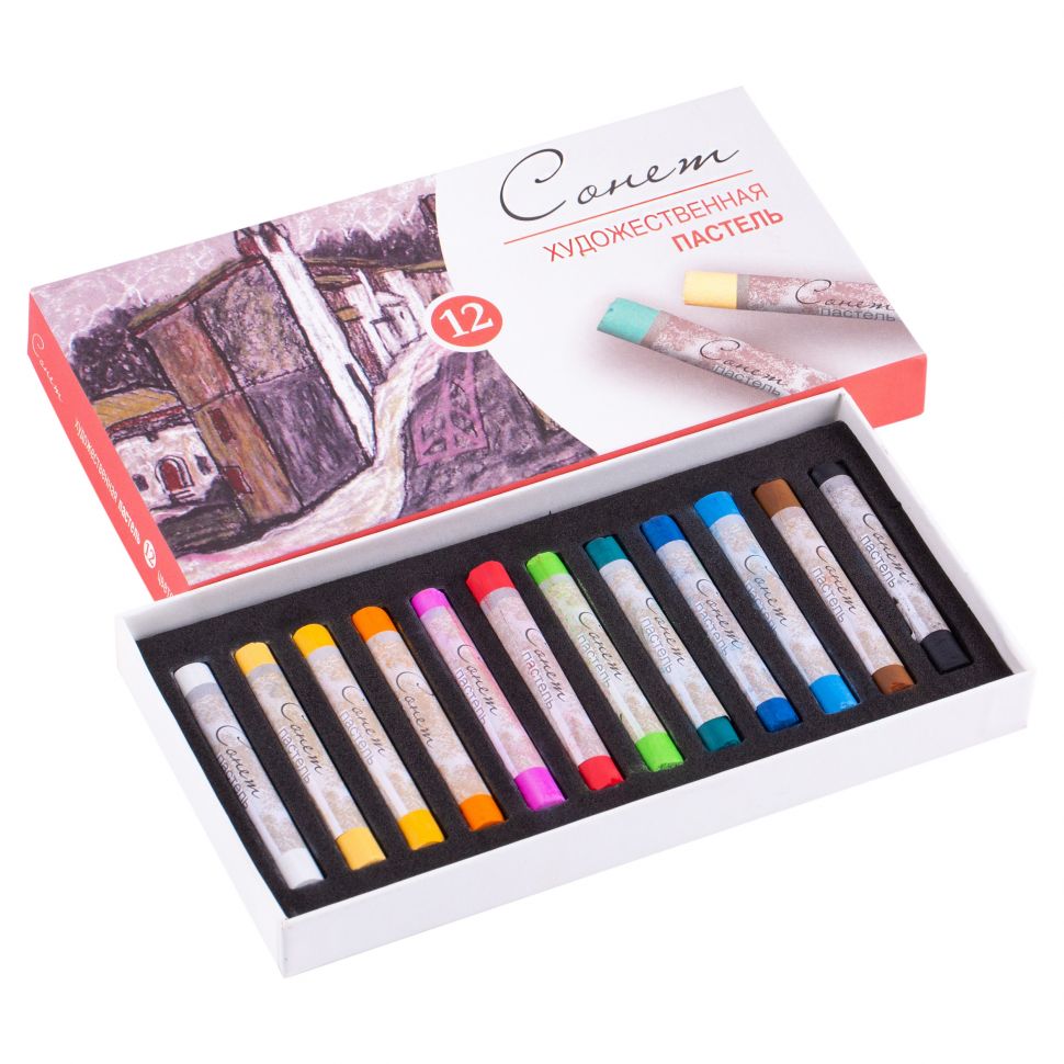 Набор художественной пастели "Сонет", 12 цв. фото 1 &mdash; PalitraMastera