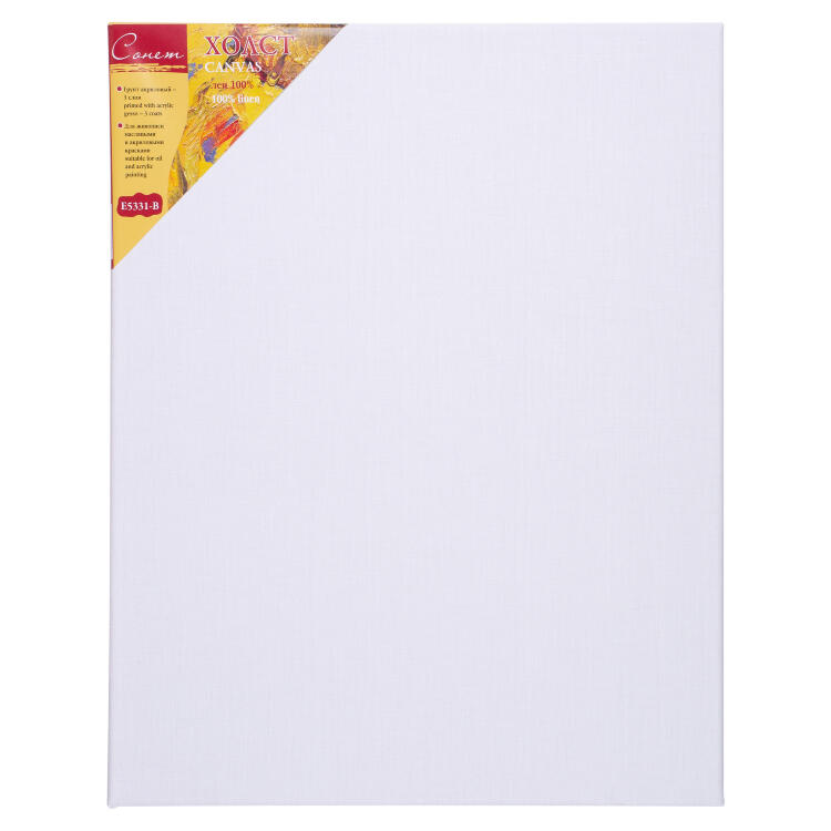 40х50 Холст на подрамнике &quot;Сонет&quot;, 100%лен, среднее зерно--- — PalitraMastera