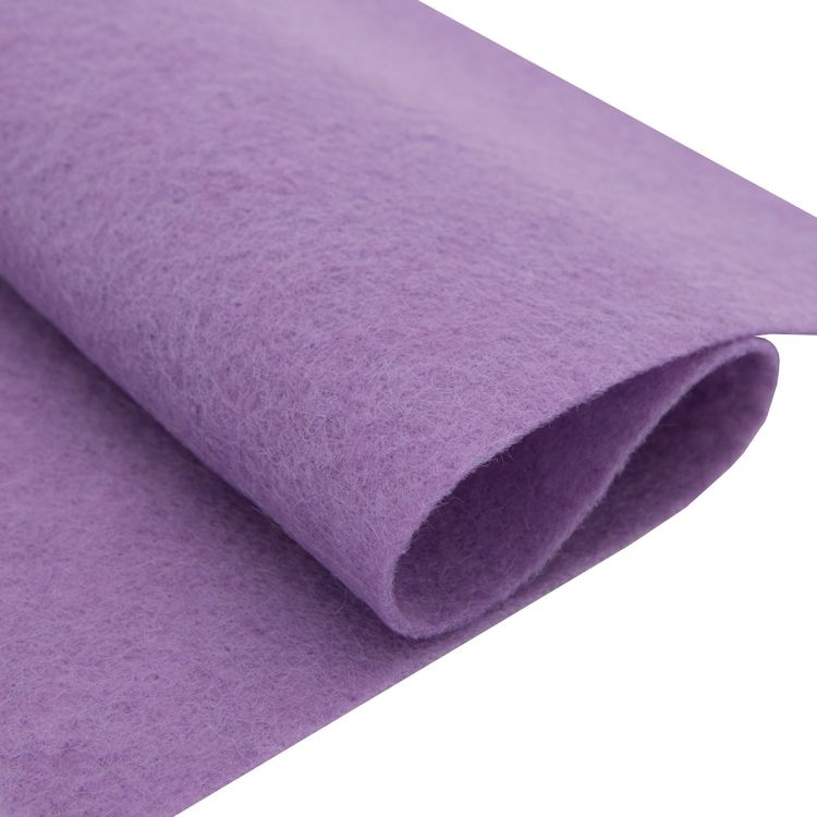 Фетр мягкий листовой Астра, 1.0 мм, 260 гр, 20х30см, (YF 622 сиреневый) — PalitraMastera