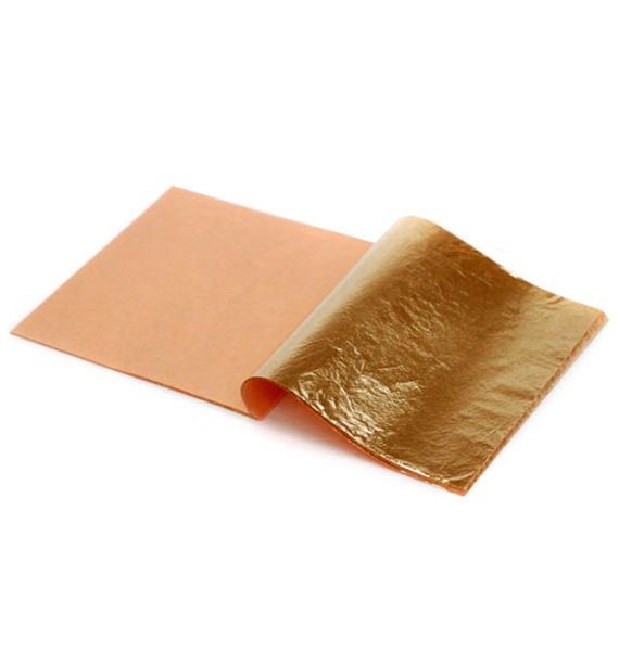 Поталь в листах 14х14 см, цвет - золото, книжка 6 листов DK25241 фото 1 &mdash; PalitraMastera