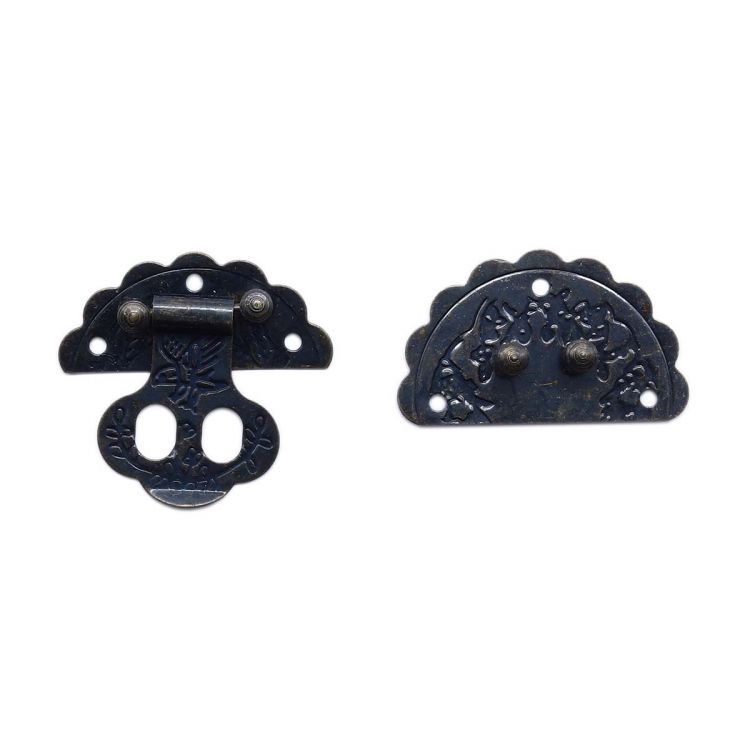 Замок декоративный для шкатулок 40*40 мм, 2шт. бронза — PalitraMastera