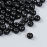 Бусины для творчества дерево "Чёрный" d-0,8 см, набор 20 гр  9438181 фото 1 &mdash; PalitraMastera