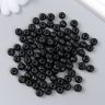 Бусины для творчества дерево "Чёрный" d-0,8 см, набор 20 гр  9438181 фото 2 &mdash; PalitraMastera