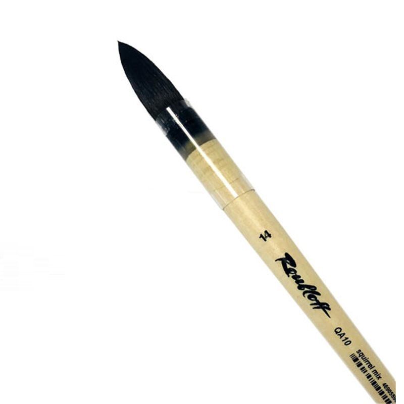 Кисть Белка МИКС кр. ручка короткая №14 в плен.обойме фото 1 — PalitraMastera