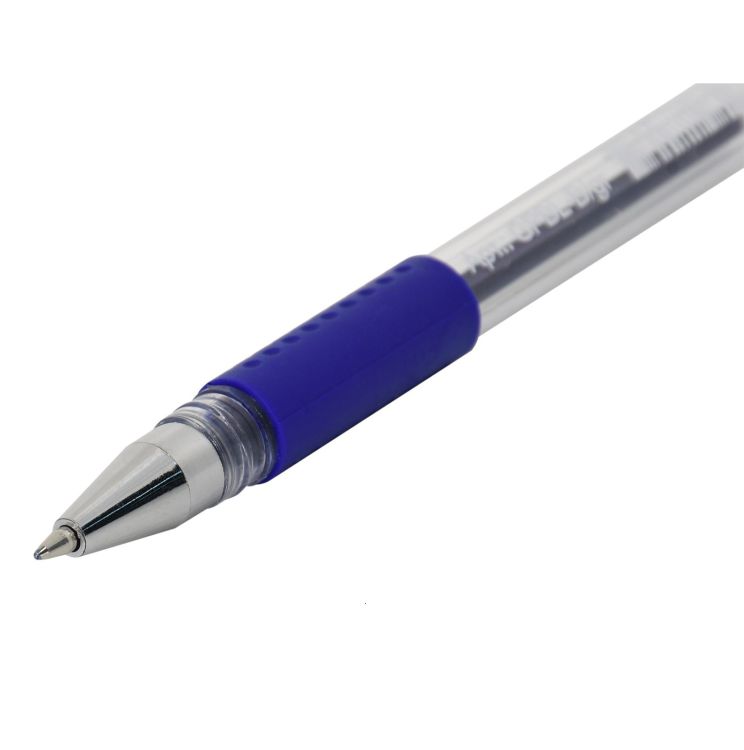 Ручка гел. LITE 0,5 мм синий кругл. корп. грип ---- — PalitraMastera