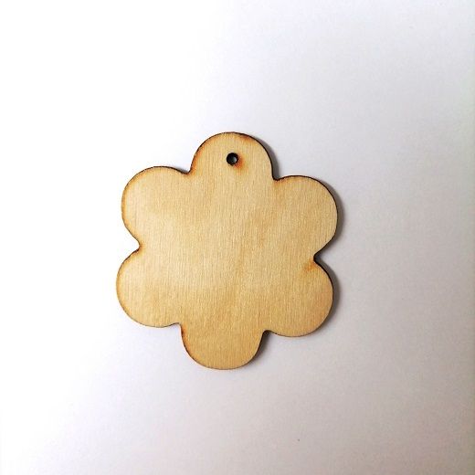 Цветок 6 лепестков маленький, фанера 3мм фото 1 &mdash; PalitraMastera