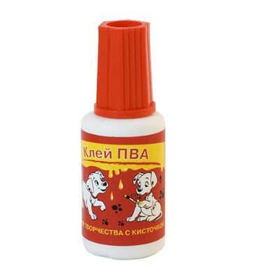 Клей ПВА CULLINAN,  20 гр., с кисточкой "Далматинцы" фото 1 &mdash; PalitraMastera