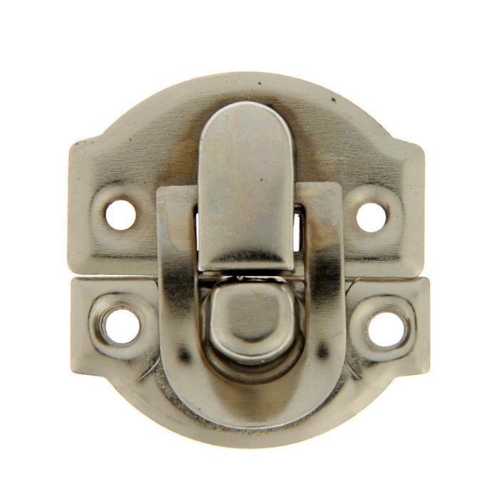 Замок металл для шкатулки &quot;Стандарт&quot; серебро 1,9х2,2 см  1753759 — PalitraMastera