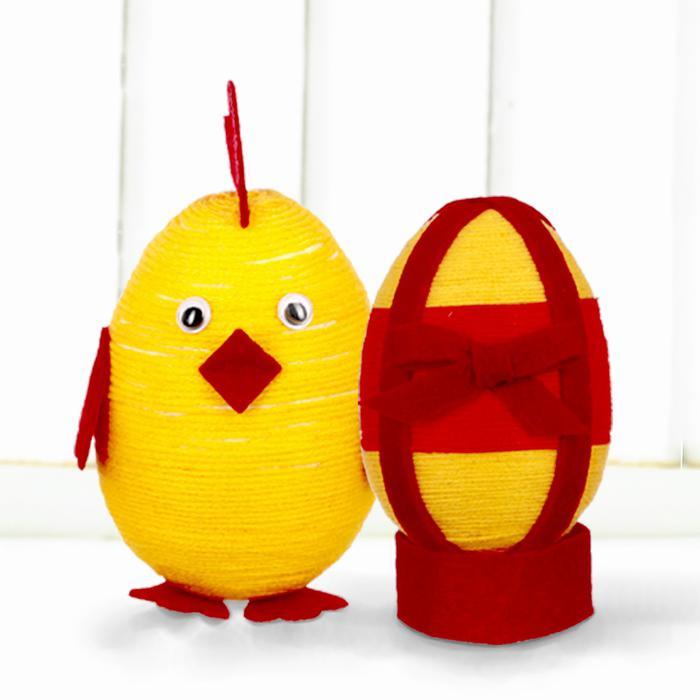 Набор для творчества &quot;Набор для декорирования яиц. Цыпленок&quot;  4064817 — PalitraMastera