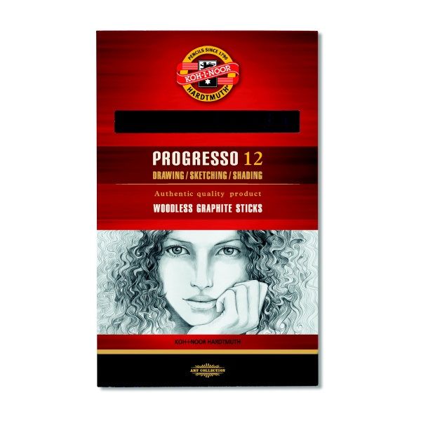 KOH-I-NOOR 8911/HB (12) Чернографитный карандаш в лаке &quot;Progresso&quot;, L=153мм — PalitraMastera