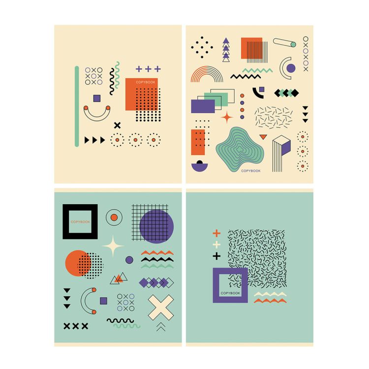 Тетрадь 96л., А5, линия BG &quot;Graphics&quot; — PalitraMastera