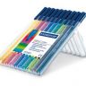 Фломастеры STAEDTLER "Triplus color 323" 10 цв., толщ. линии - 1мм, трехгранные, пласт. футляр фото 3 &mdash; PalitraMastera