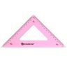 Треугольник Schoolformat 45 гр 14 см пласт. ассорти тониров. с европодвесом фото 3 — PalitraMastera