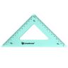 Треугольник Schoolformat 45 гр 14 см пласт. ассорти тониров. с европодвесом фото 4 — PalitraMastera