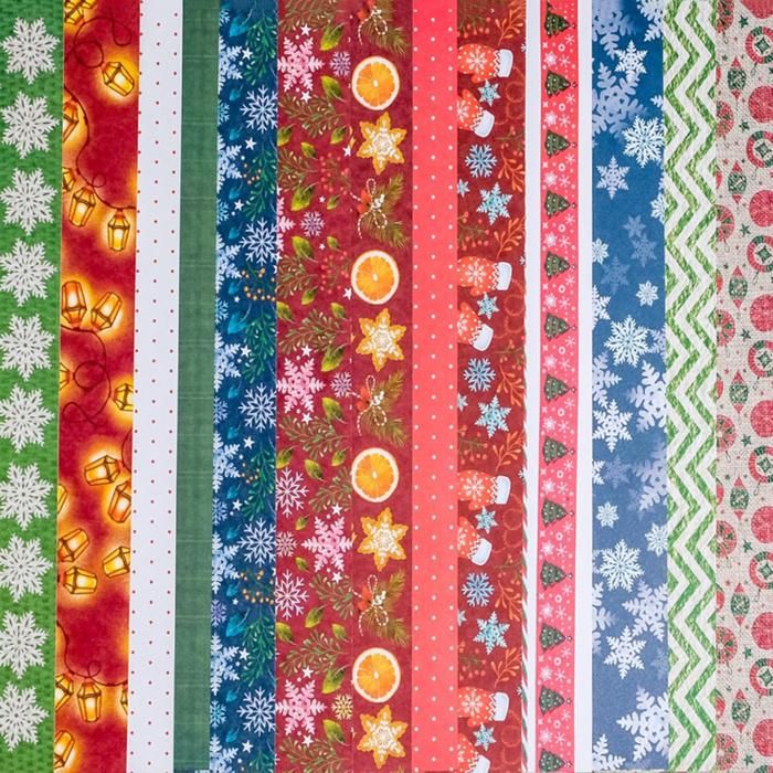 Набор бумаги для скрапбукинга «Время чудес», 18 листов, 30,5 х 30,5 см, 180 г/м 5191392 — PalitraMastera