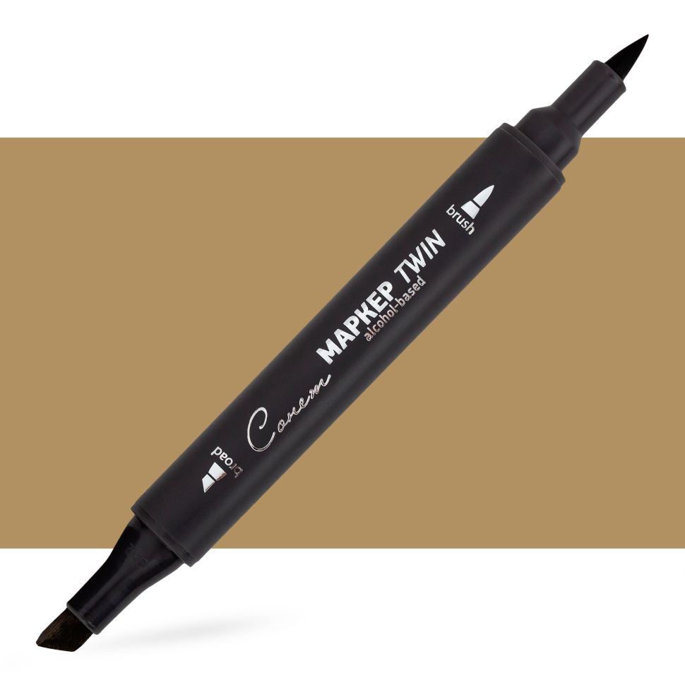 Маркер спиртовой Сонет Twin Brush, грецкий орех--- фото 1 — PalitraMastera