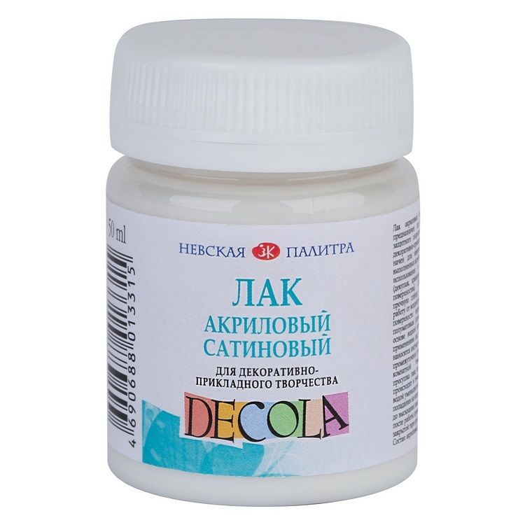 Декола акриловый лак сатиновый банка 50 мл фото 1 — PalitraMastera