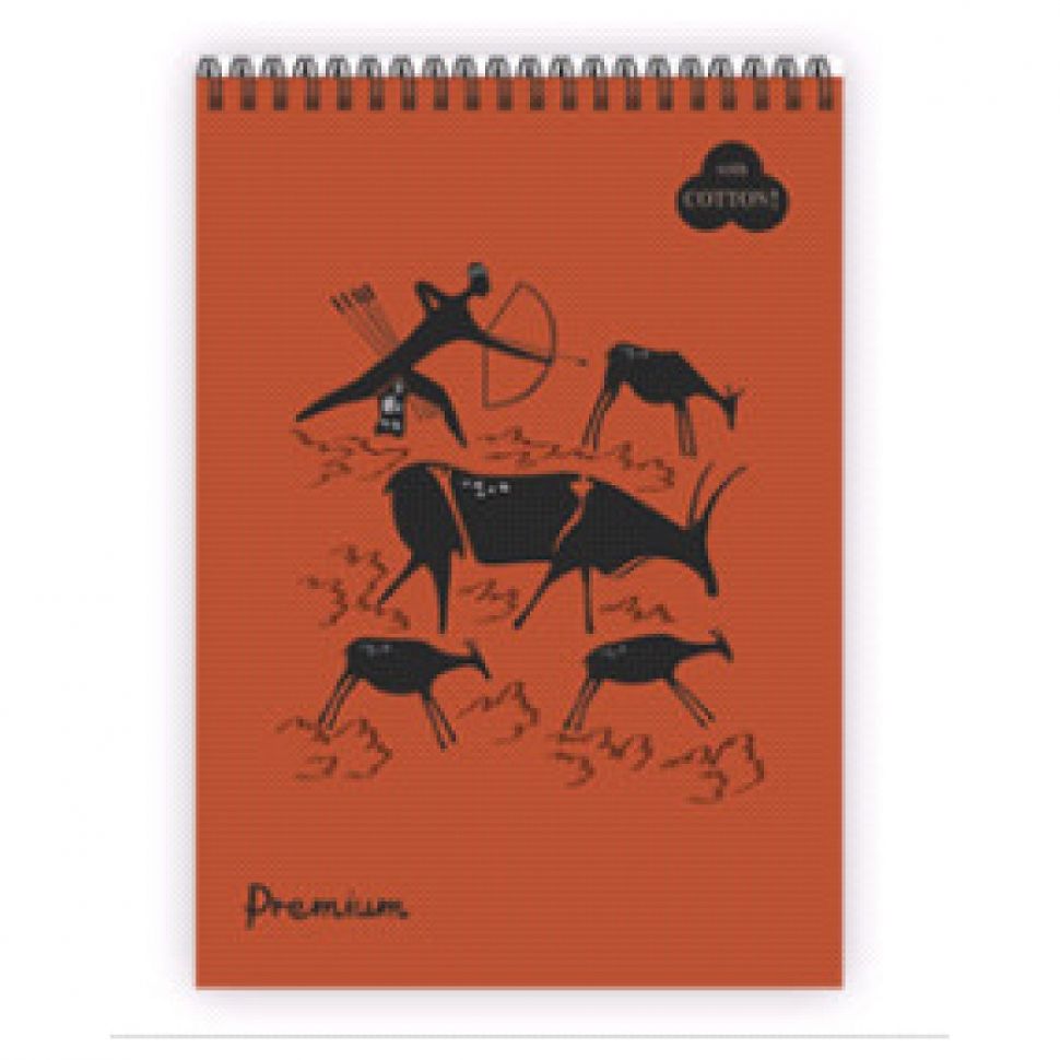 Блокнот  "Premium Terracottta" (терракота) 30л А5 на пружине /10/ фото 1 &mdash; PalitraMastera