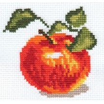 0-49 Набор для вышивания АЛИСА 'Яблочко' 8*8см фото 1 — PalitraMastera