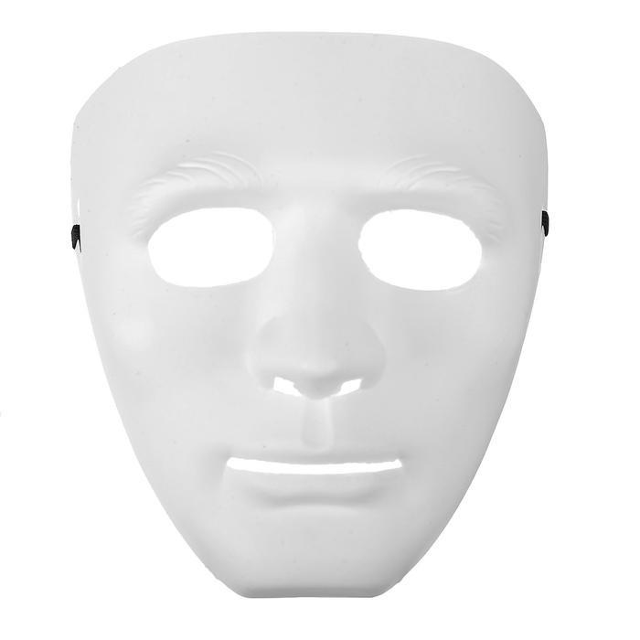 Маска "Лицо", цвет белый фото 1 — PalitraMastera