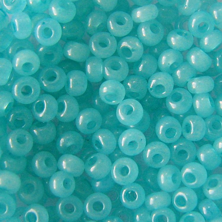 Бисер Preciosa 5г (02165), бирюзово-голубой с блеском — PalitraMastera