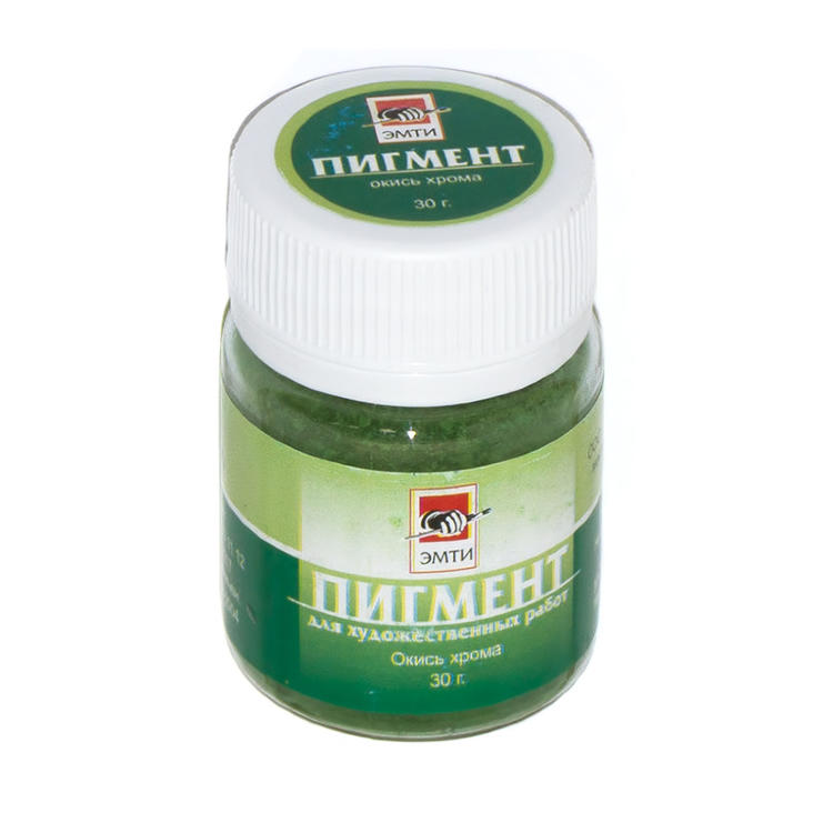 Пигмент Окись хрома 30г. ЭМТИ — PalitraMastera