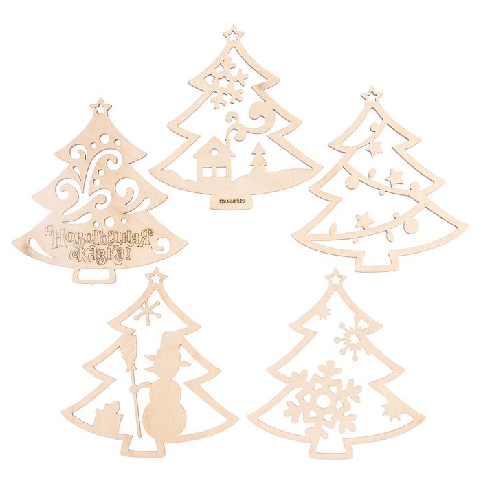 Заготовки для творчества на новый год «Ёлочки» — PalitraMastera