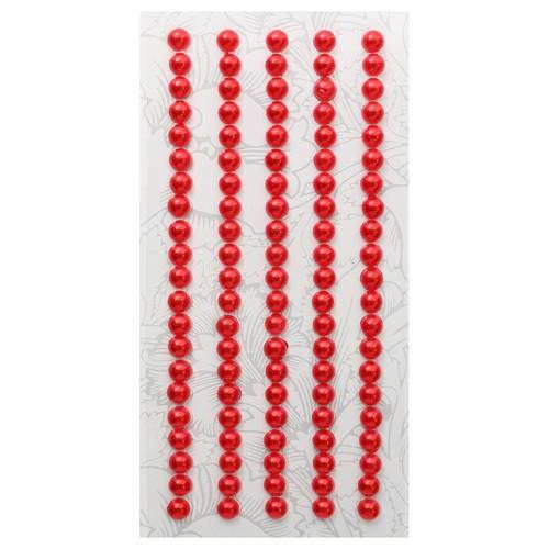 Декоративные наклейки 5мм (жемчуг) (Z1 красный) фото 1 &mdash; PalitraMastera