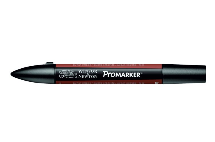 Winsor&amp;Newton Маркер художественный Pro, умбра жженая — PalitraMastera