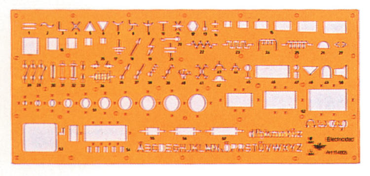 Шаблон &quot;Электричество&quot; 2-38мм Domingo Ferrer — PalitraMastera