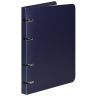 Тетрадь со см. блоком 80 л. А5 кл. на кольцах INFORMAT ТЕМНО-СИНЯЯ пластик обл. фото 1 &mdash; PalitraMastera