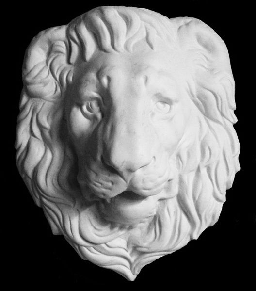 Маска льва, гипс (арт.90-951) фото 1 — PalitraMastera