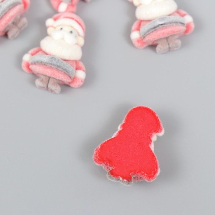 Декор для творчества бархатное напыление &quot;Дедушка Мороз&quot; 0,6х1,7х2,3 см  9424500 — PalitraMastera