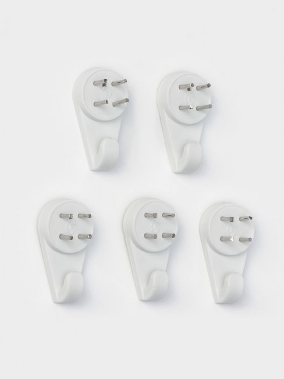 Крепление для картины большой ЗАО Пластик, белое 5 шт. — PalitraMastera