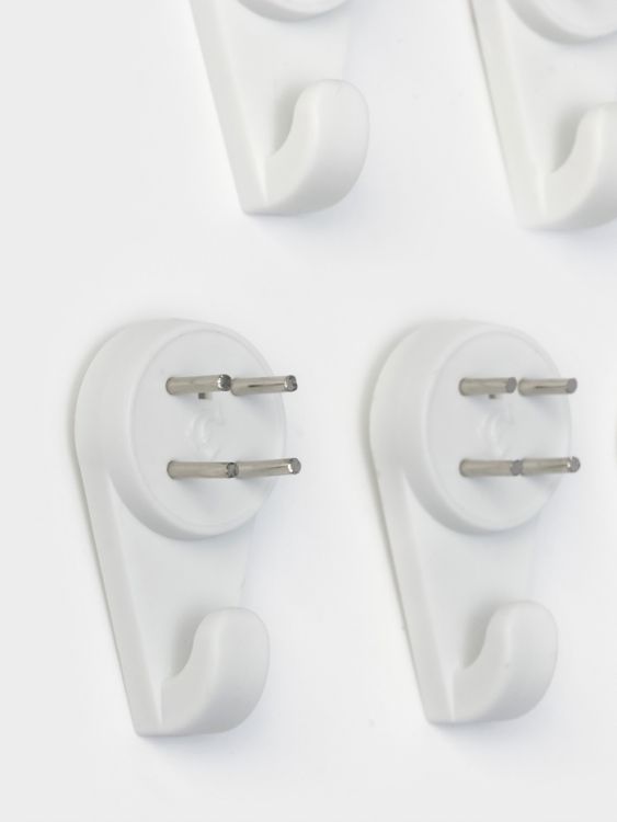 Крепление для картины большой ЗАО Пластик, белое 5 шт. — PalitraMastera