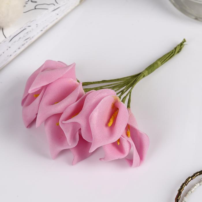 Декор для творчества "Каллы" МИКС, 11 см (1 набор=1 букету)  299071 фото 1 — PalitraMastera